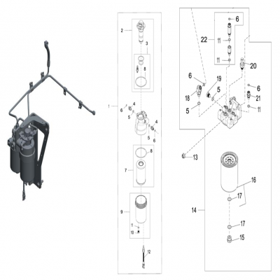 Group 81: Primary Fuel Filter, continued Variation 81BN, 81D2 Optional Agency Approval Installed Items. See Accessories Section for additional parts. 組81：燃油初級濾清器，續(xù)變81BN，81D2可選機構(gòu)批準安裝項目。有關(guān)其他部件，請參見附件一節(jié)。&