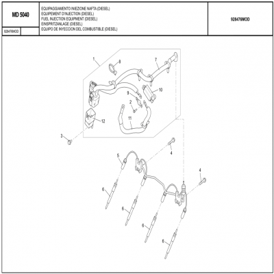 MANITOU MHT-X 790曼尼通礦用叉車 約翰迪爾4045HMC85發(fā)動(dòng)機(jī)- 燃油噴射設(shè)備(柴油)